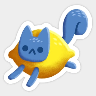 Lemon Cat Sticker